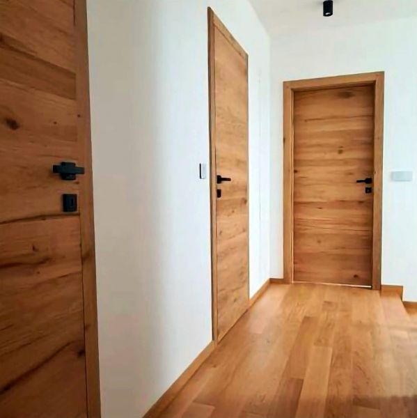 Porte d'intérieure vieux bois